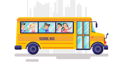 School bus transportation Gurukripa Academy